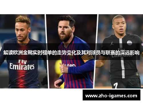 解读欧洲金靴实时榜单的走势变化及其对球员与联赛的深远影响